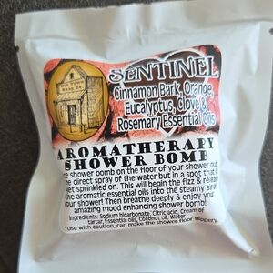 Aromatherapy Shower Bomb - Cinnamon Bark & Orange (Sentinel)